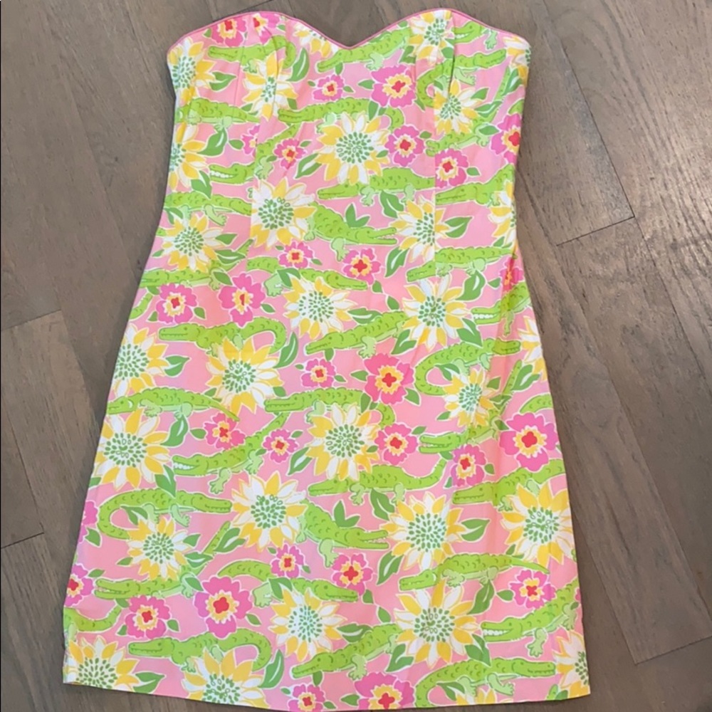 Lilly Pulitzer strapless dress